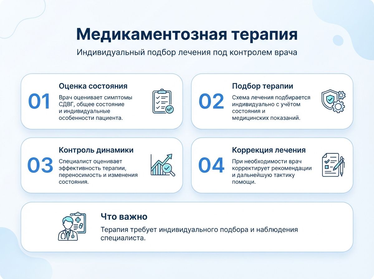 Лечение СДВГ в Данилове у детей и взрослыхинфографика
